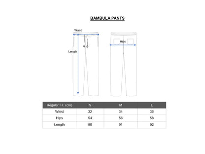 Bambula cotton pants {White}