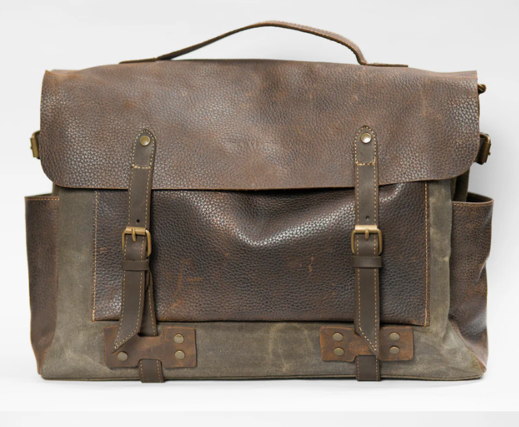 The Waxed Canvas Messenger Bag