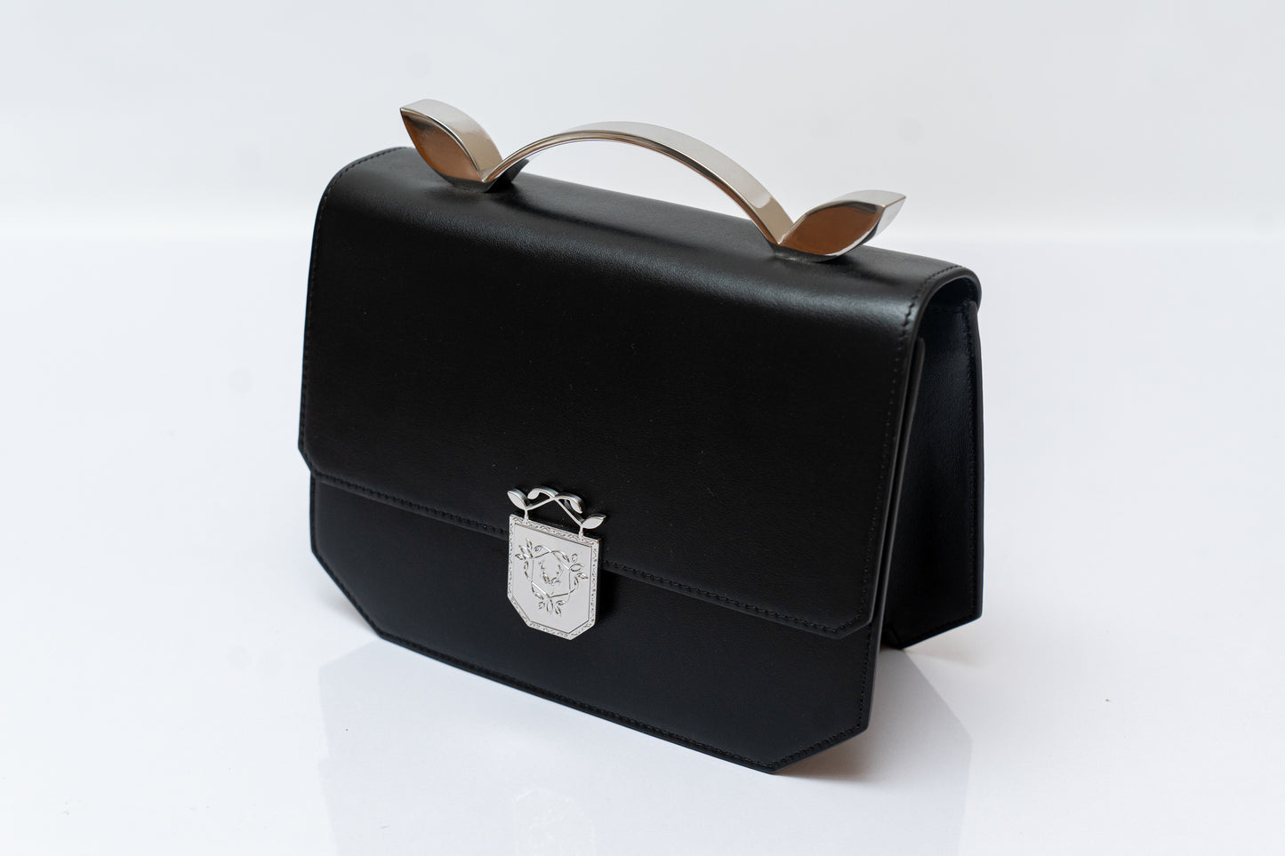 Black shoulder bag - Genuine Italian Leather
